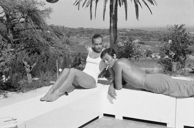 'La Piscine' had everything: extremely beautiful stars, an extremely French plot, and the chicest wardrobe, including this flawlessly cut white maillot. Photo: Getty