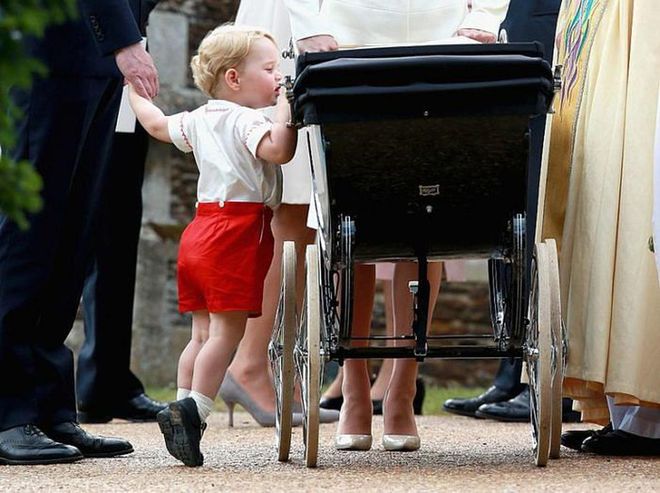 Prince George attended his sister's baptism
Photo: Getty
