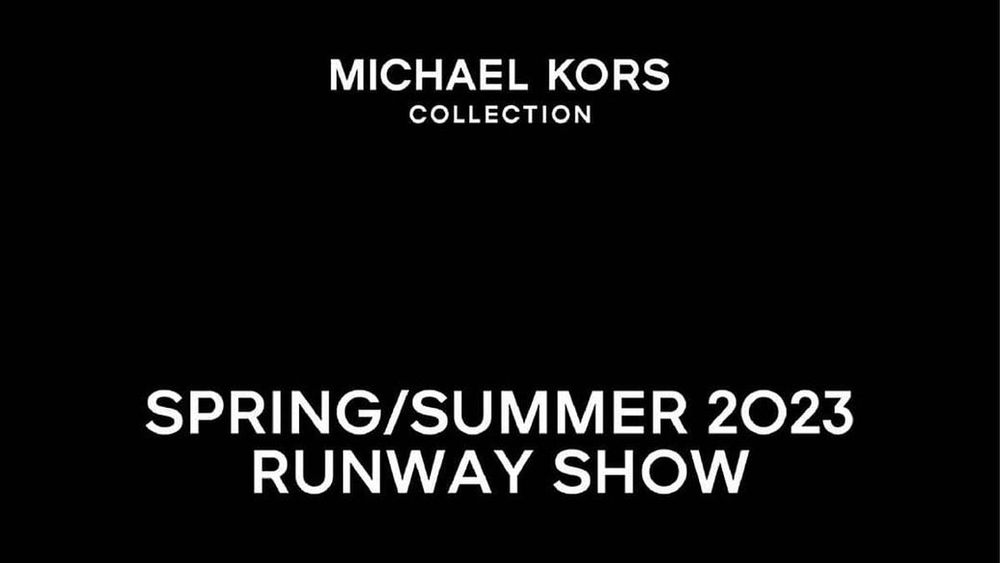 Michael Kors Spring Summer 2023 Livestream