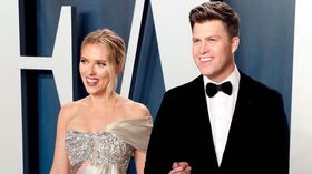 Scarlett Johansson and Colin Jost (Photo: Taylor Hill/Getty Images)