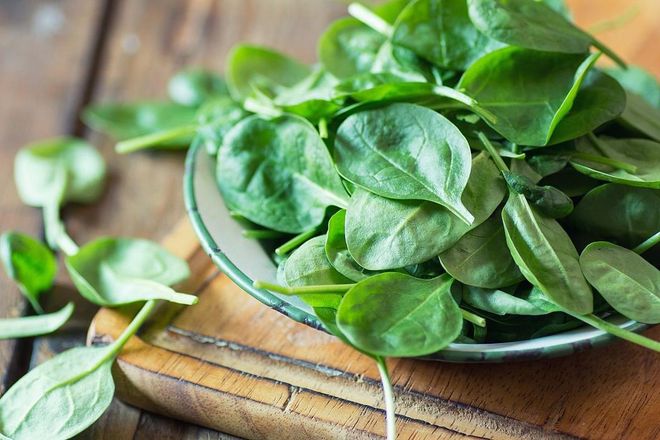 Certain deficiencies in B vitamins have been linked to depression, as serotonin production can actually be hindered by low B vitamin levels. Important B vitamins to look out for include folate, vitamins B3, B6 and B12, and eating leafy green vegetables – such as spinach or broccoli – will help keep your levels up.

How much do you need? A cup of cooked spinach provides nearly 30% of your RDA of a few B vitamins, so add it to stir-fry and soups, or make a raw spinach salad for lunch. Photo: Getty