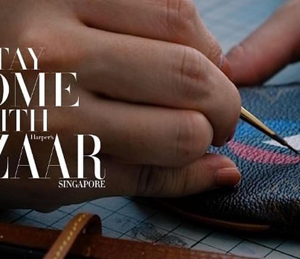 Stay Home With BAZAAR Decorating A Louis Vuitton Coin Pouch with Vania Isfandari - featured