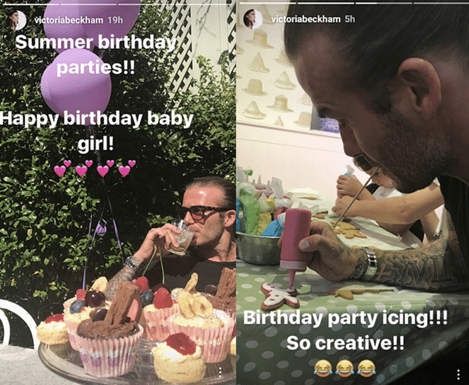 Harper Beckham Birthday