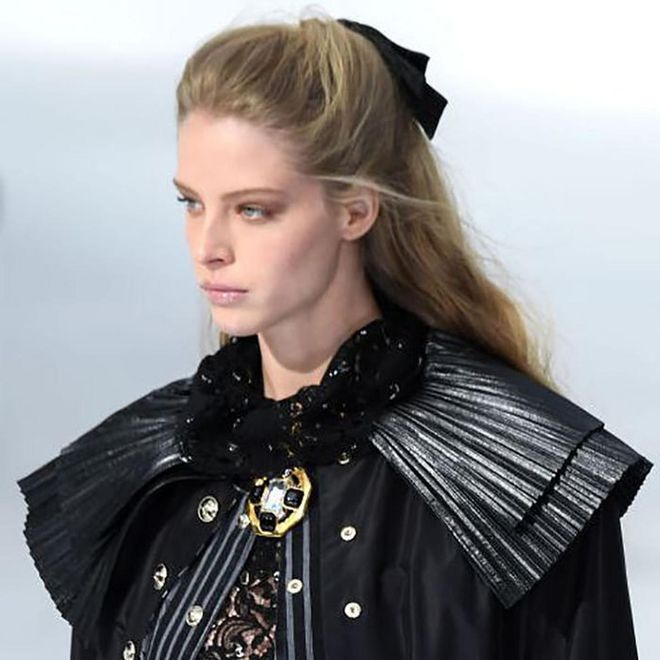 Chanel brings half-up hair back – and it looks chicer than ever