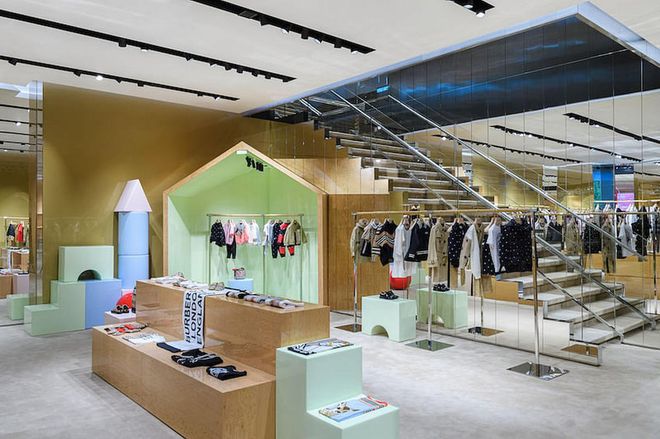 Burberry reopens store in Marina Bay Sands, Singapore