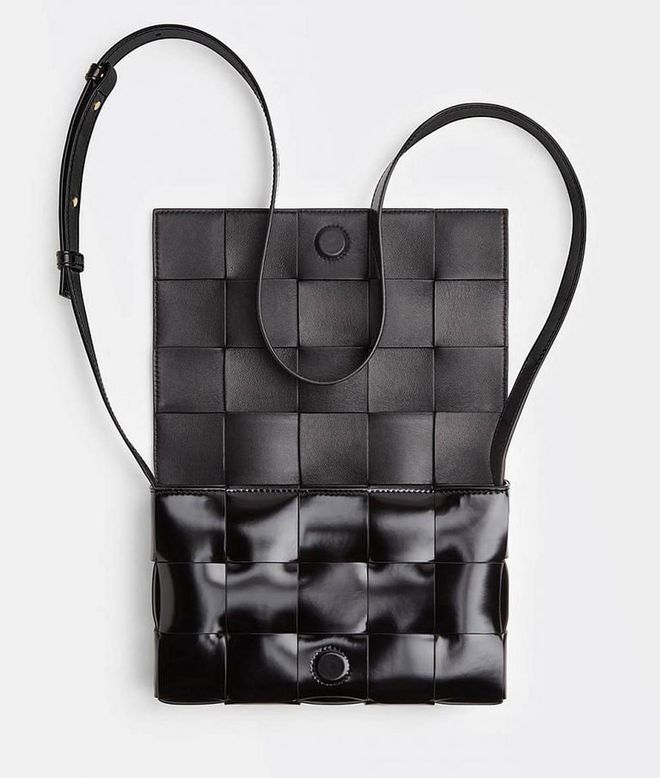 Cassette leather bag, $3,190, Bottega Veneta
