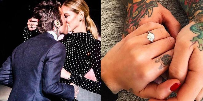 Blogger and influencer Chiara Ferragni got engaged to her rapper boyfriend, Fedez, in May 2017. Fedez proposed at one of his concerts, which also happened to be on Ferragni's 30th birthday.