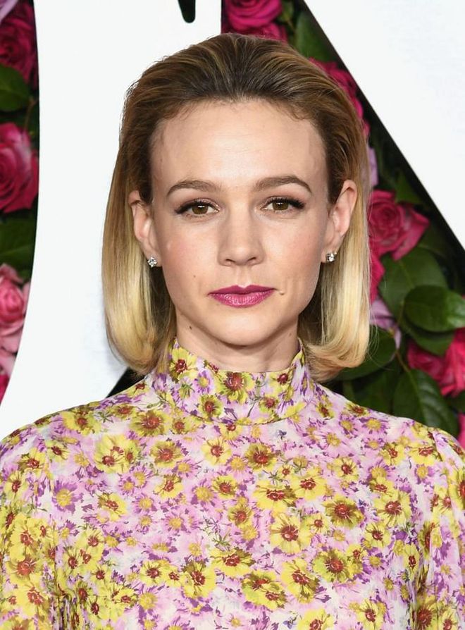 Take a cue from Carey Mulligan and get an instant boost of glamour by slicking back a single-length lob.

Photo: Getty