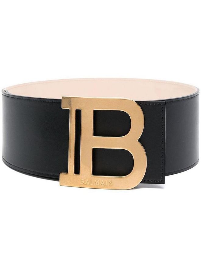 B-Belt Leather Belt, S$1,000, Balmain from FarFetch