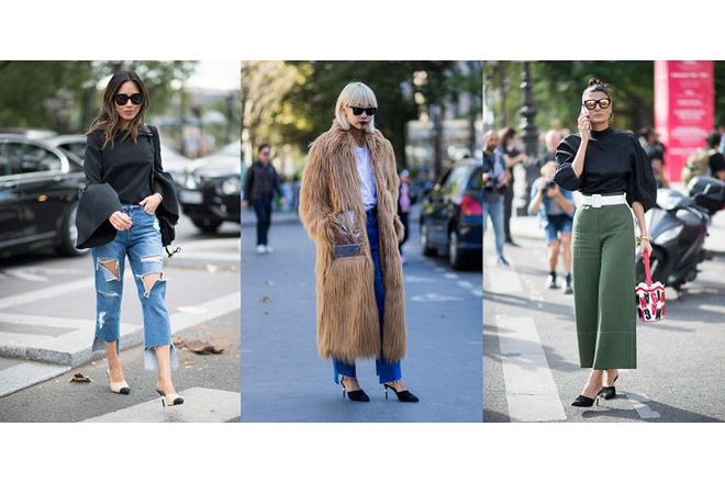 We can understand the obsession though—they're just as good with dresses as they are with trousers, and after seasons of favoring flats we're in the mood for a little elevation.