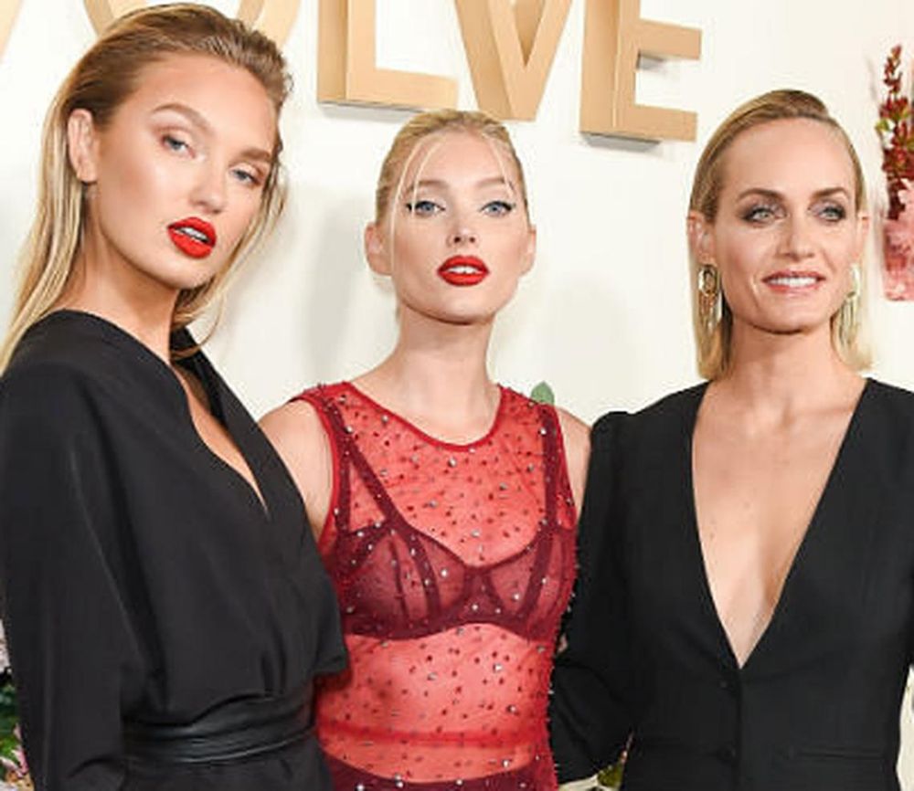 Romee Strijd, Elsa Hosk and Amber Valletta at the 3rd Annual #REVOLVEawards