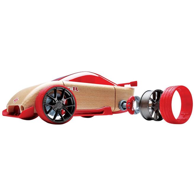 Speed racers and future engineers alike will love the chance to show off their imagination with this car. Children can mix and match the components with other Automoblox models to create their own designer vehicle, and even register their car on the Automoblox website after that.