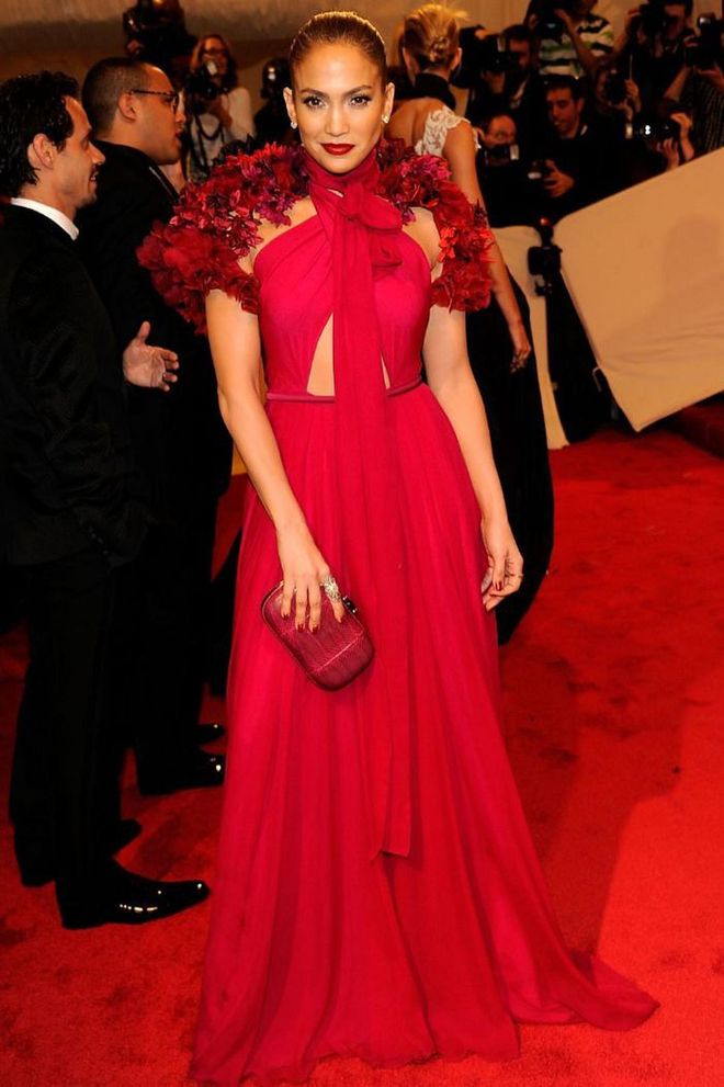 When: May 2011, Where: The Met Gala, Wearing: Gucci, Photo: Kevin Mazur / Getty