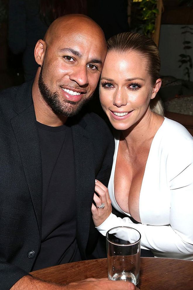 Separating on January 1st of 2018, famed Playboy bunny Kendra Wilkinson and husband Hank Baskett both filed for divorce in early April. The former reality show couple requested joint legal and physical custody of their two children, eight-year-old Hank IV and three-year-old daughter Alijah Mary, according to People.

Photo: Getty