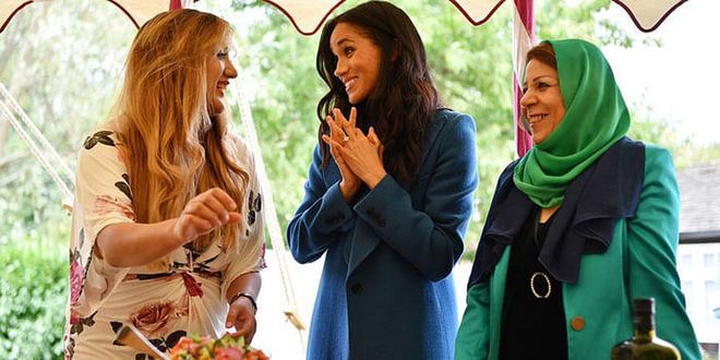 For her first solo project as a royal, the Duchess of Sussex announced that she would be releasing a cookbook, Together: Our Community Cookbook, to support a group of women affected by the Grenfell Tower fire. To celebrate the launch of her solo project, Meghan (joined by Prince Harry and her mother, Doria Ragland) invited the women to Kensington Palace, where they enjoyed recipes from the cookbook.