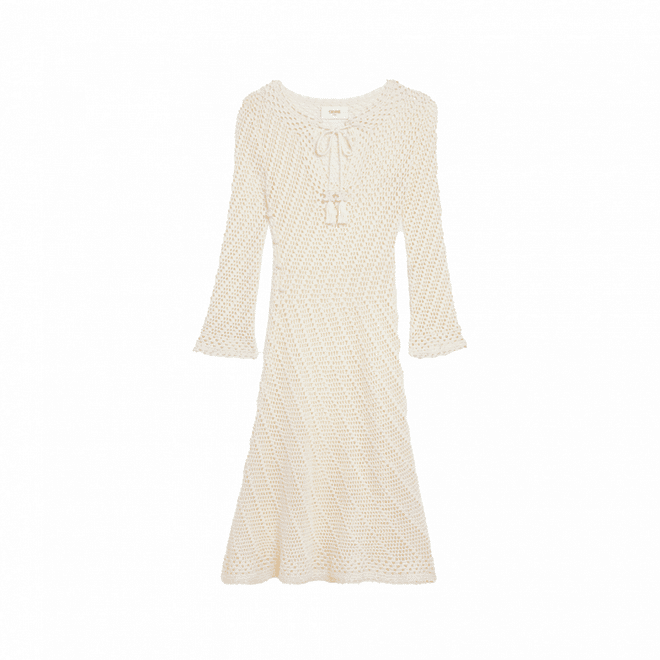 Cotton dress, $9,400, Celine