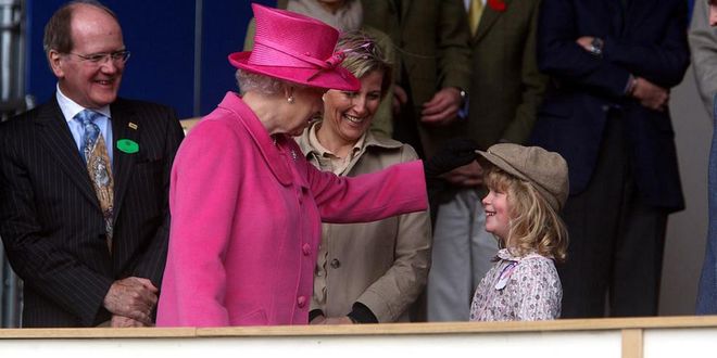Queen Elizabeth and Lady Louise Windsor attend the Royal Windsor Horse Show. Photo: Getty