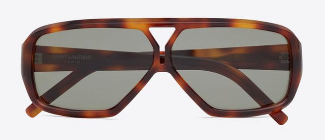 Sunglasses, $600, Saint Laurent by Anthony Vaccarello