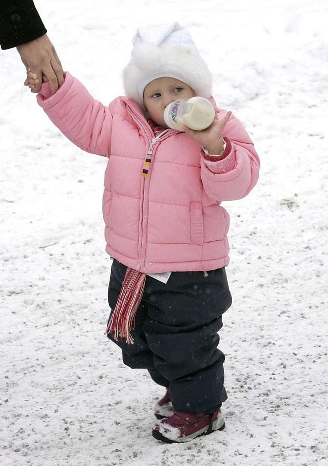 Princess Märtha Louise of Norway's daughter on February 24, 2007. Photo: Getty 