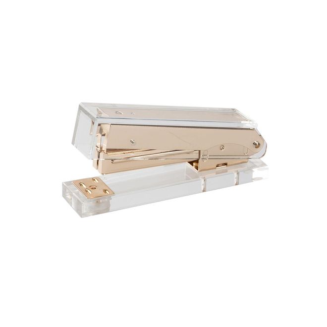 For those whom simple staplers just won't do. This luxe stapler comes in pretty metallic gold for a clean, modern look, with an equally appealing price tag. You can also get separately sold rose gold staples to refill with, too. 