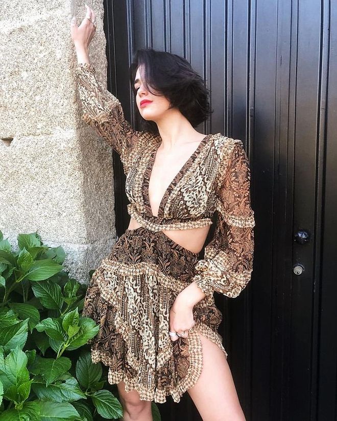 This Zimmerman batik cut-out dress makes all of us want to go on a getaway with our girlfriends too. 
Photo: Instagram