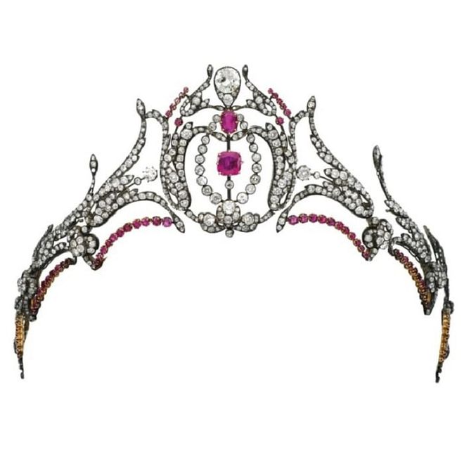 Created during the second half of the 19th century, this tiara once belonged to Mary, Duchess of Roxburghe. It sold for $107,383 at Sotheby's last month.