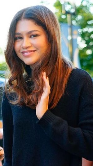 Zendaya Is All Class in a Black Turtleneck and Miniskirt at the US Open