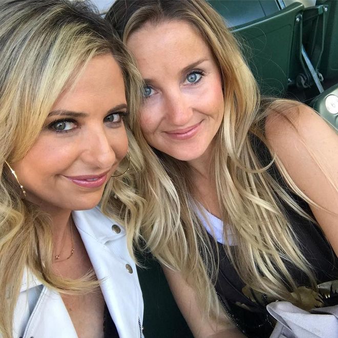 "Happy early #mothersday Love when a moms night out coincides with making our daughters happy #WangoTango #bff #momsanddaughters". Photo: @sarahmgellar