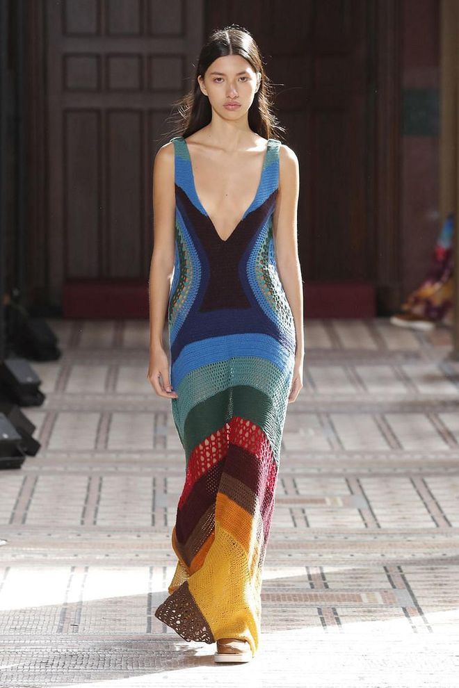 Gabriela Hearst spring 2021 collection at Paris Fashion Week. (Photo: Getty Images)