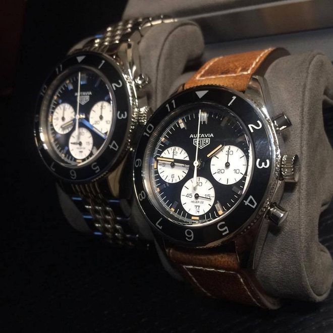 Following last year's Monza is the heritage-piece inspired Autavia. AUT stands for automobile, while AVIA is for aviation