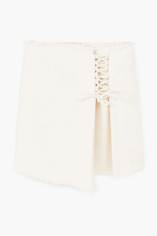 It will be your failsafe off-duty summer skirt. Denim skirt, £39.99, Mango