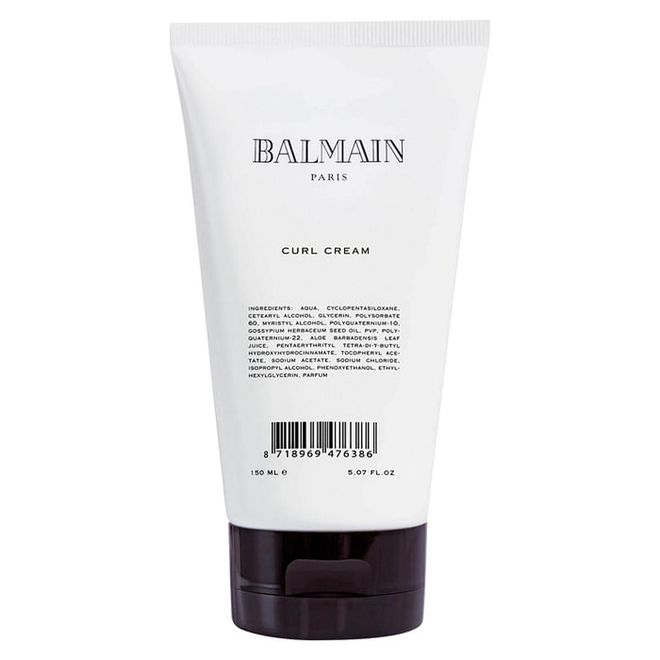 Giving bouncy definition without weighing curls down or making them crunchy or frizzy—that’s exactly what this lavish but lightweight cream does. And it gives UV protection too.

Curl Cream, about $57,  Balmain Paris Hair Couture