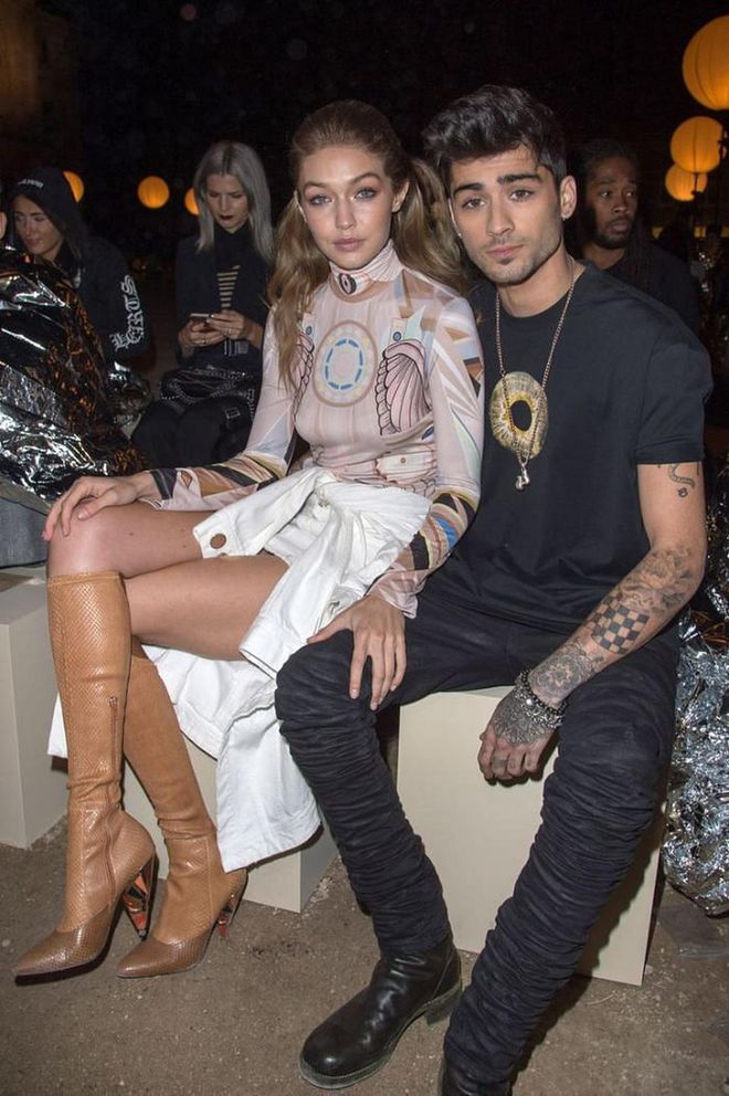 Gigi Hadid and Zayn Malik remain one of the chicest couples of the decade.

Us Weekly broke the news that the fashionable pair had started dating in November 2015. Several breakups and makeups ensued, and we're still not totally sure that it's over for good between the former couple.

Whether or not Hadid and Malik will officially rekindle their romance in the next decade remains to be seen.

Photo: Getty