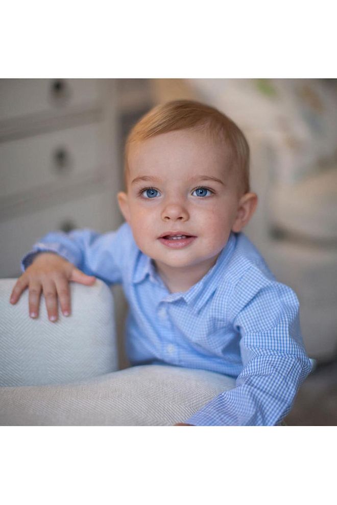 The sweet younger child and only son of Princess Madeleine and her husband Christopher O'Neill turned 1 this year! As part of the Swedish royal family, he is currently eighth in line for the throne. Photo: Instagram 