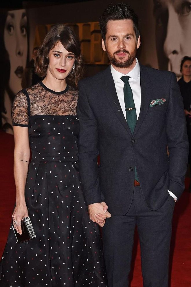 Masters of Sex and Mean Girls star Lizzy Caplan married British actor and producer Tom Riley in Italy over Labor Day weekend. The couple got engaged in May 2016, after meeting in London during the winter of 2015, while Caplan was filming in England. Photo: Getty 