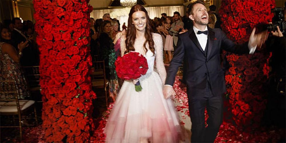 Inside Lydia Hearst And Chris Hardwick's California Wedding