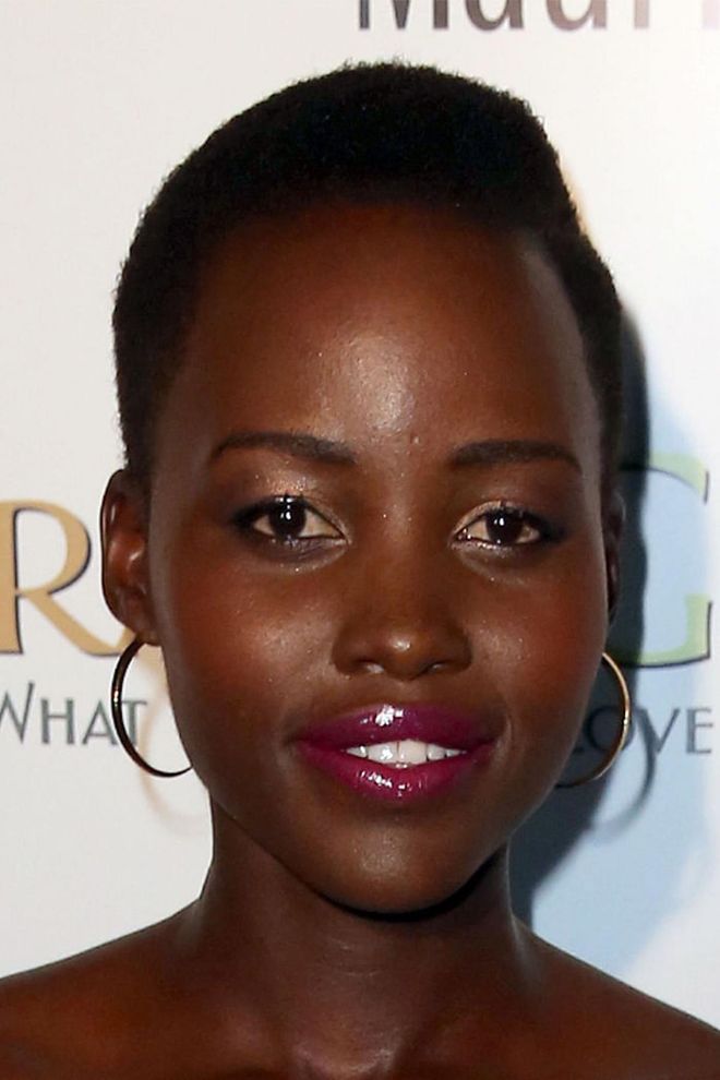 Nyongo's "short hair, don't care" look is the coolest of looks for summer.